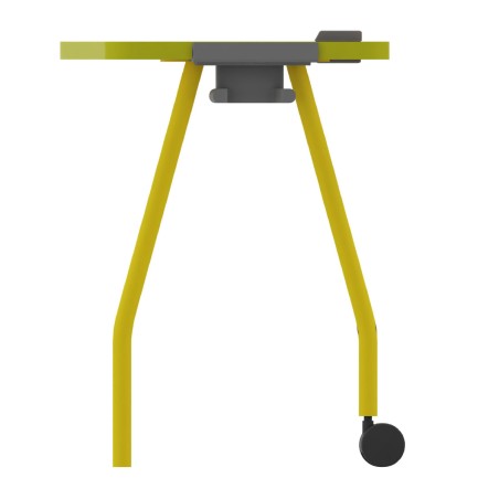 Tavolo Verb Chevron - Dimensioni 150 x 56 x 72 cm - Colore Piano Acacia/Wasabi - Colore...