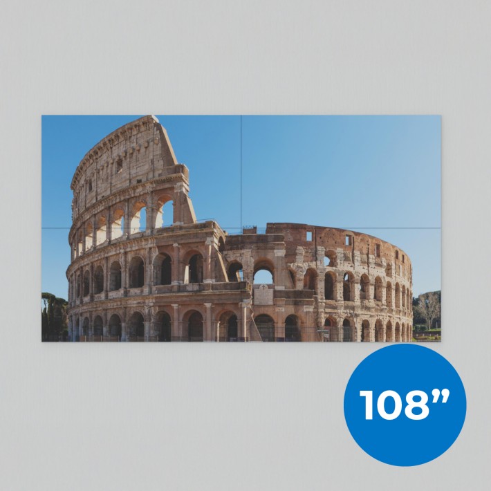 Video Wall 2x2 - Dimensioni 108" - Inclusa Installazione Standard