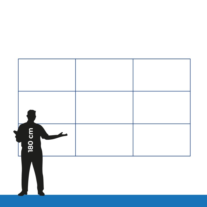 Video Wall 3x3 - Dimensioni 163" - Inclusa...
