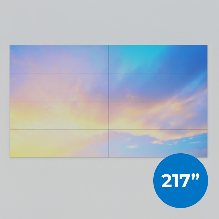 Video Wall 4x4 - Dimensioni 217" - Inclusa Installazione Standard