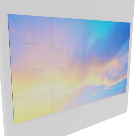 Video Wall 4x4 - Dimensioni 217" - Inclusa Installazione Standard