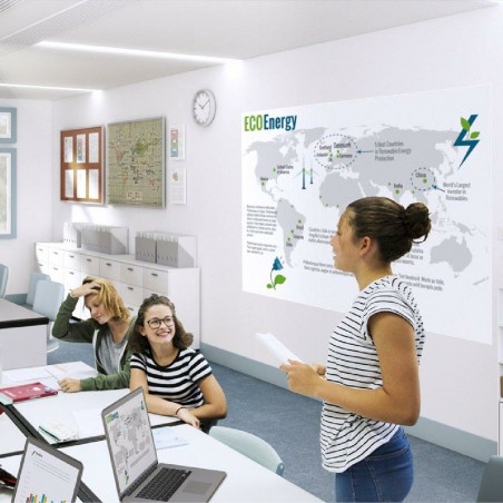 Videoproiettore Interattivo a Focale Ultracorta - EB-770FI con Staffa per Fissaggio a Muro