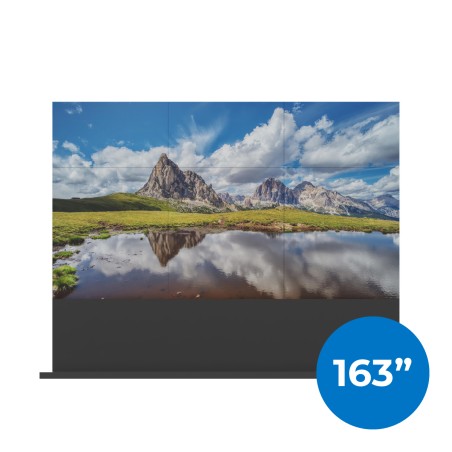 VideoWall 3x3 con base da pavimento - Dimensioni 163" - Inclusa Installazione Standard