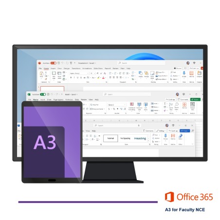 Office 365 A3 for Faculty NCE - 1 licenza per 1 utente ( Docente - Segreteria - Ata -...