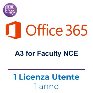 Office 365 A3 for Faculty NCE - 1 licenza per 1 utente (...
