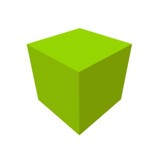 Cubo Morbido - Dimensioni 50 x 50 x 50 cm - Colore Verde