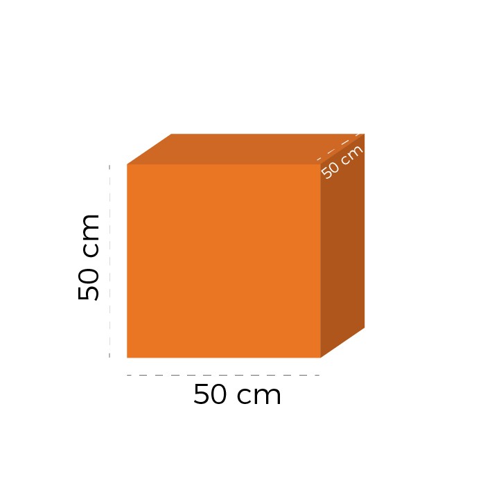 Cubo Morbido - Dimensioni 50 x 50 x 50 cm -...