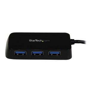 Hub Mini Usb 3.0 SuperSpeed a 4 Porte - Portatile - Nero 2