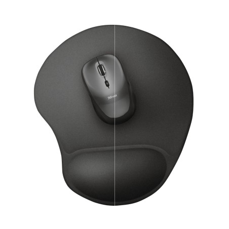 Tappettino per Mouse - Trust BigFoot - Ergonomico con Poggiapolsi - Nero