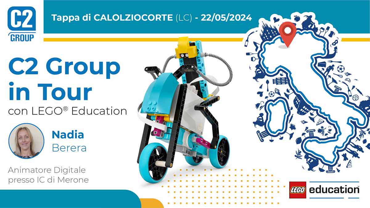 C2 Group in Tour con LEGO Education, Tappa di Caloziocorte