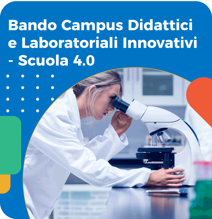 Donna guardando in un microscopio