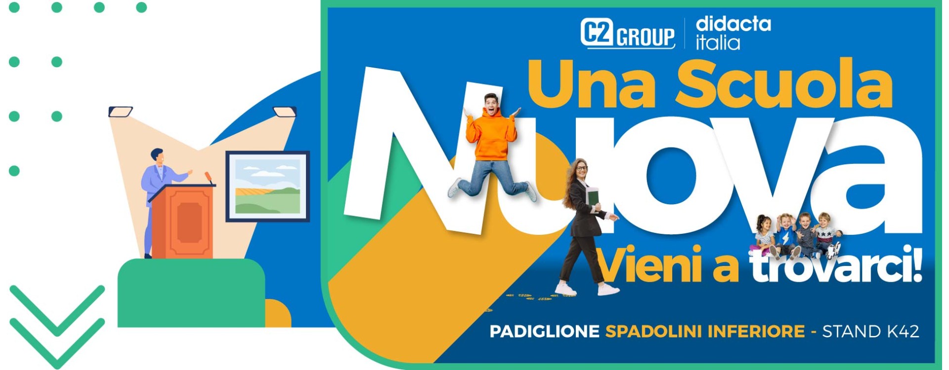 A Didacta presentiamo una Scuola Nuova: non uno stand, ma un ecosistema educativo vivo